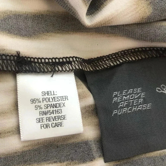 Dana Buchman brown tiger striped mod dress size 6 - Picture 12 of 15